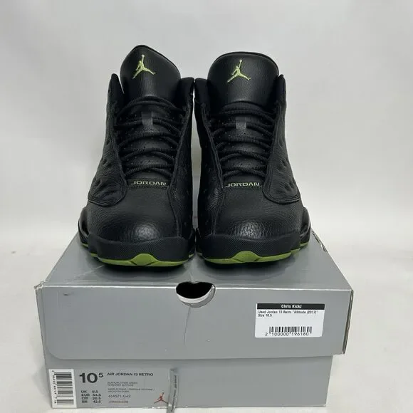 Nike Shoes Air Jordan 13 Retro “Altitude/Black Green” 2017 - Picture 2 of 9